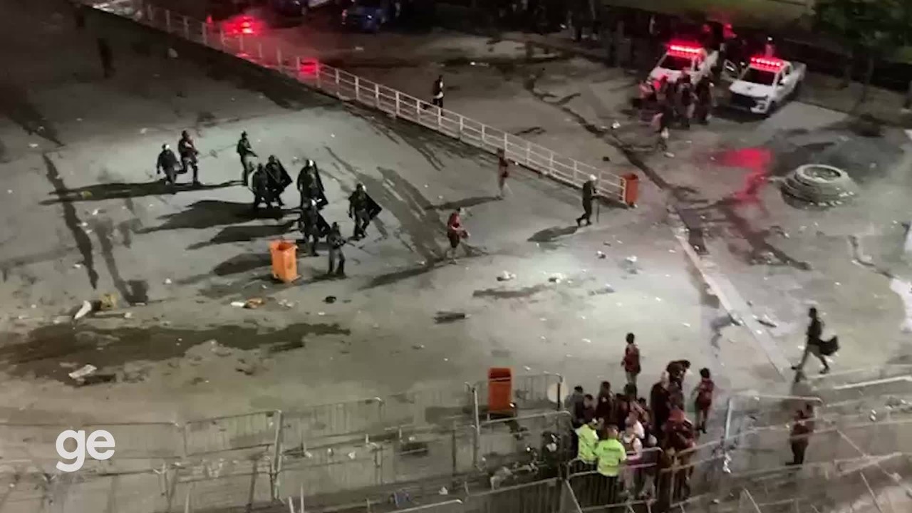 Confus&atilde;o entre torcedores e policiais fora do Maracan&atilde; marca o pr&eacute;-jogo da final