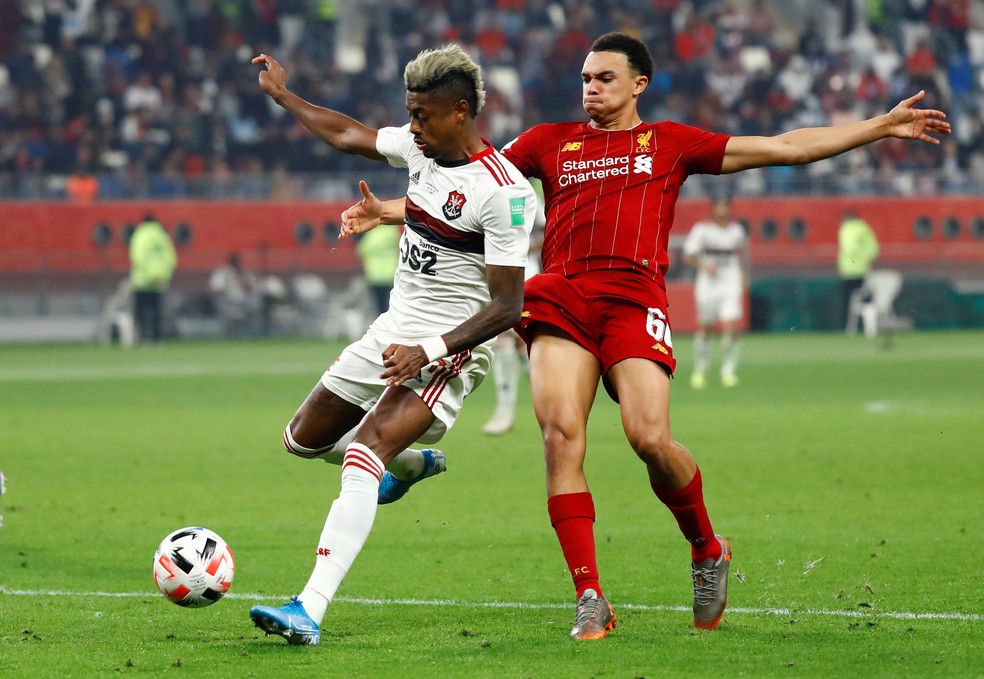 Flamengo enfrentou o Liverpool de igual para igual no Mundial  Foto: Corinna Kern/Reuters
