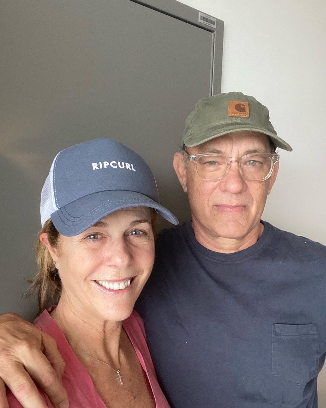 Tom Hanks e Rita Wilson testaram positivo para coronavírus (Foto: Reprodução/Instagram)