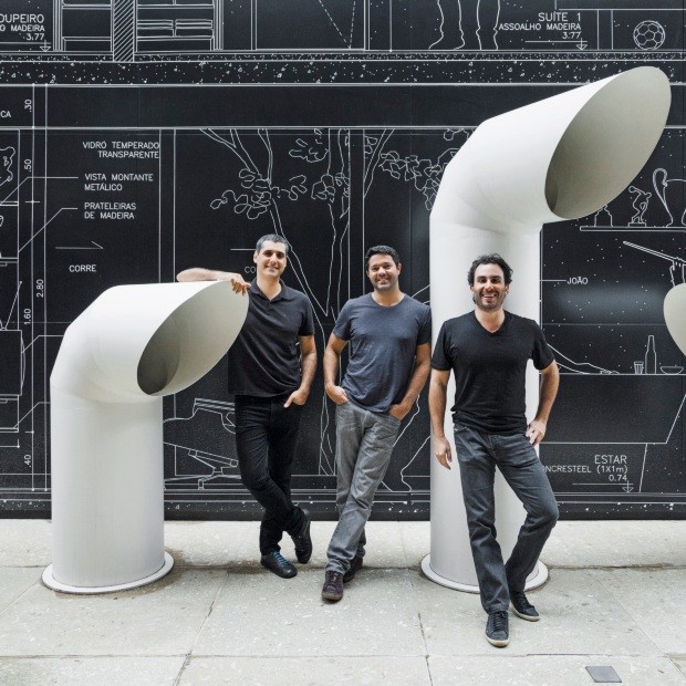 Lourenço Gimenes, Rodrigo Marcondes Ferraz e Fernando Forte, o trio à frente do FGMF Arquitetos (Foto: Divulgação)