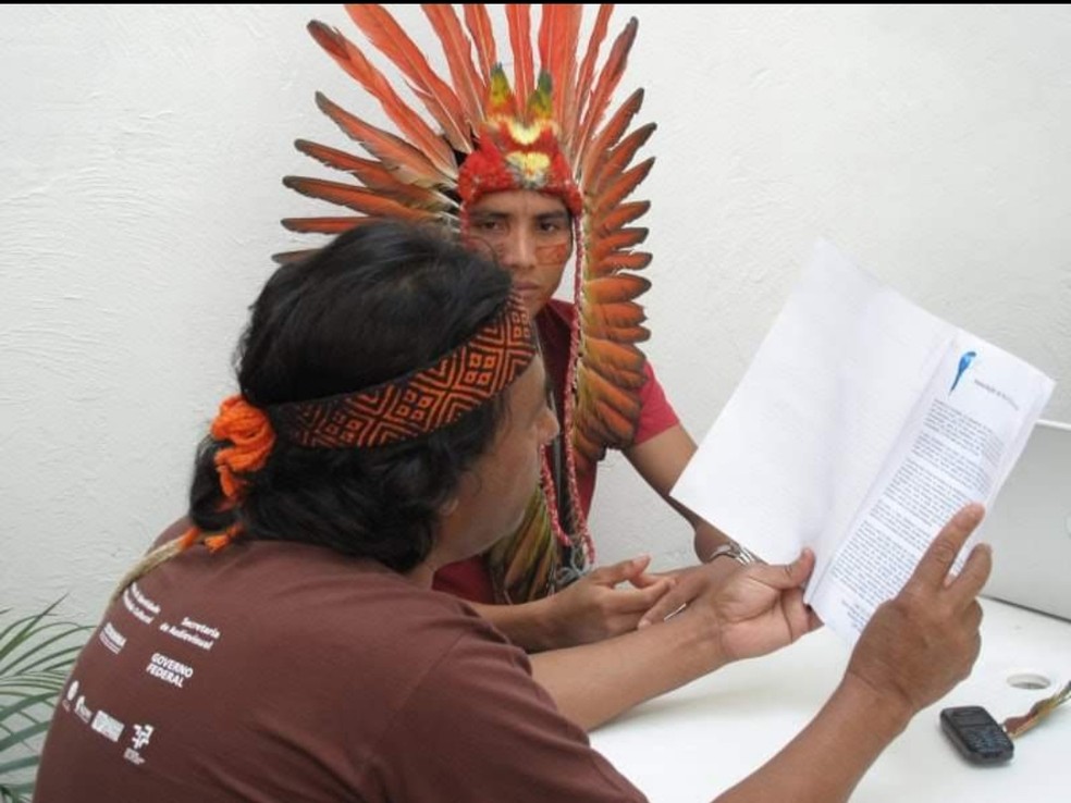 Proposta é criar um centro educacional na área indígena para preservar a língua do povo  — Foto: Arquivo pessoal 