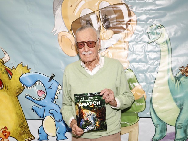Stan Lee atrai multidão na Comic Con (Foto: Grosby Group)