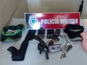 Armas foram apreendidas com os presos (Foto: Divulgação/Secom-PB)