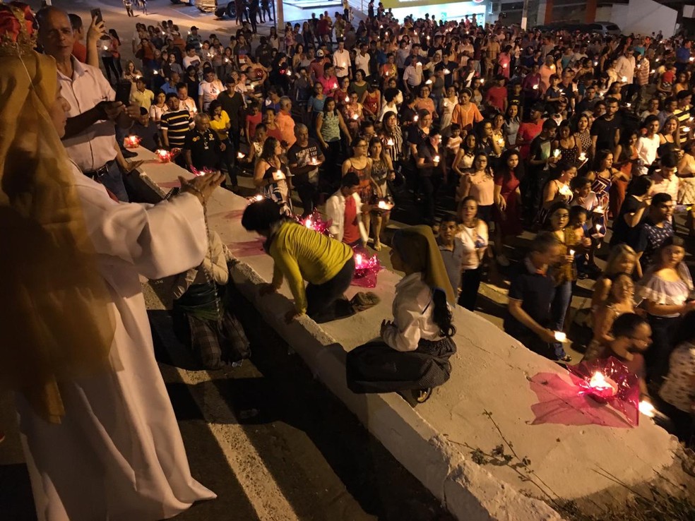 Sem procissão, Diocese de Cruzeiro do Sul apresenta programação do novenário de Nossa Senhora da Glória — Foto: Glédisson Albano/Arquivo Rede Amazônica Acre