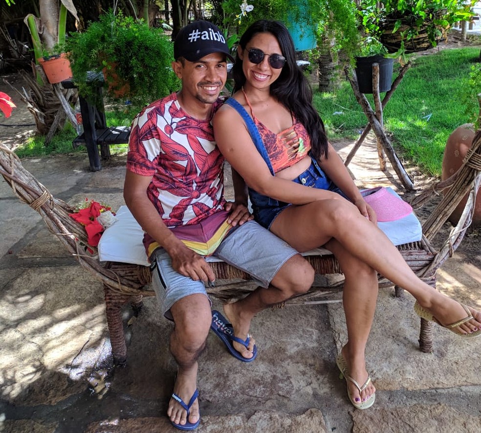 Márcio e Rosângela vivem juntos há sete anos — Foto: Arquivo pessoal/ Márcio Luiz Brito 