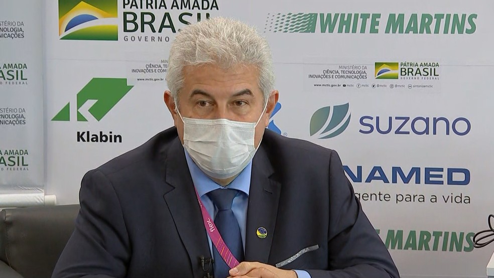 Marcos Pontes, ministro da Ciência e Tecnologia — Foto: TV TEM/Reprodução