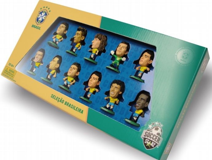 Boneco Thiago Silva Brasil - SoccerStarz