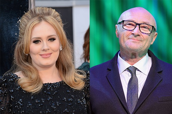 Adele e Phil Collins (Foto: Getty Images)