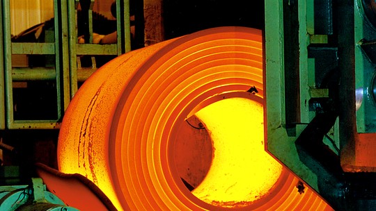 Produção de aço cai 9,1% em fevereiro