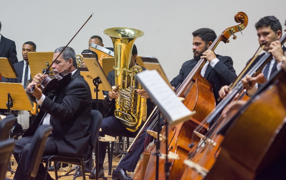 Orquestra Sinfônica da Paraíba (OSPB) (Foto: Thercles Silva/Secom-PB)