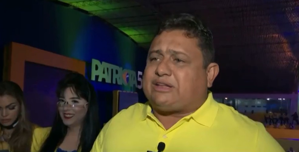 Patriota oficializa a candidatura de Wallber Virgolino à Prefeitura de João Pessoa — Foto: TV Cabo Branco/Reprodução