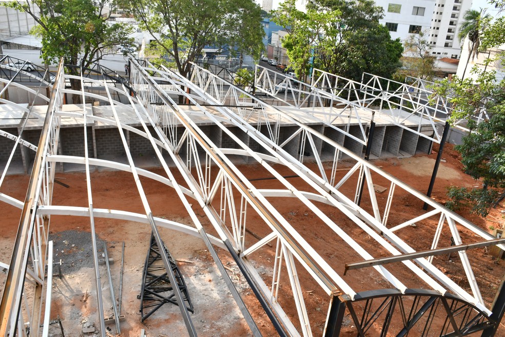 Obras de revitalização do Camelódromo estão em andamento — Foto: Marcos Sanches/Secom