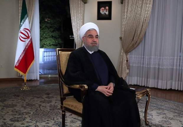 O presidente do Irã, Hassan Rouhani (Foto: Televisão Nacional Iraniana via Agência Brasil)