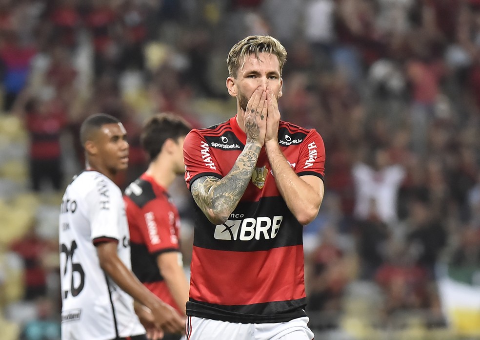 Léo Pereira - Flamengo x Athletico — Foto: André Durão