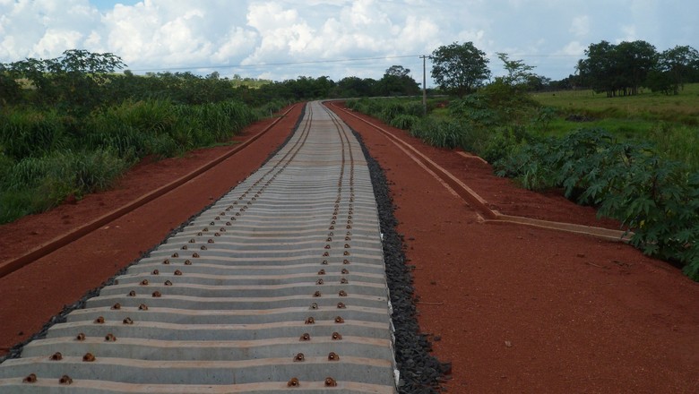 ferrovia-norte-sul-trem-obra (Foto: Divulgação/Ministério do Planejamento)