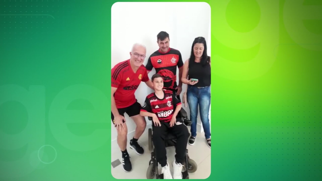 Fã de Pedro, Luiz Miguel, torcedor do Flamengo com doença grave, realiza sonho no Maracanã