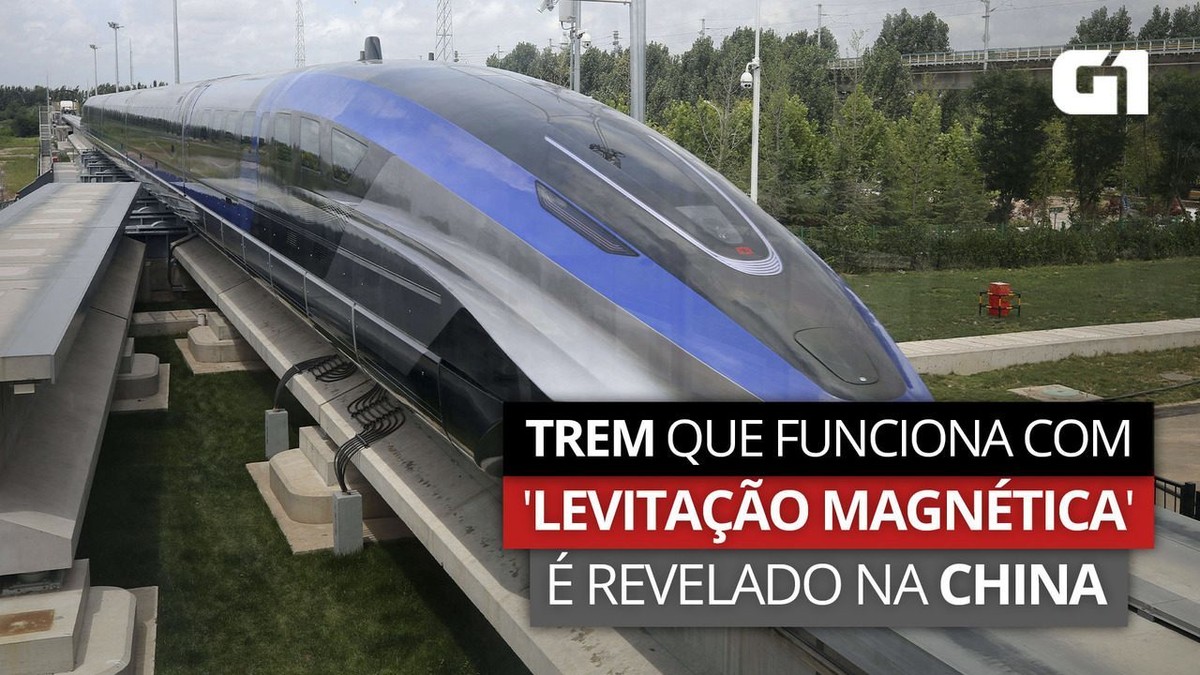 Conheça o trem chinês que ‘levita’ e chega a 600 km/h | Inovação