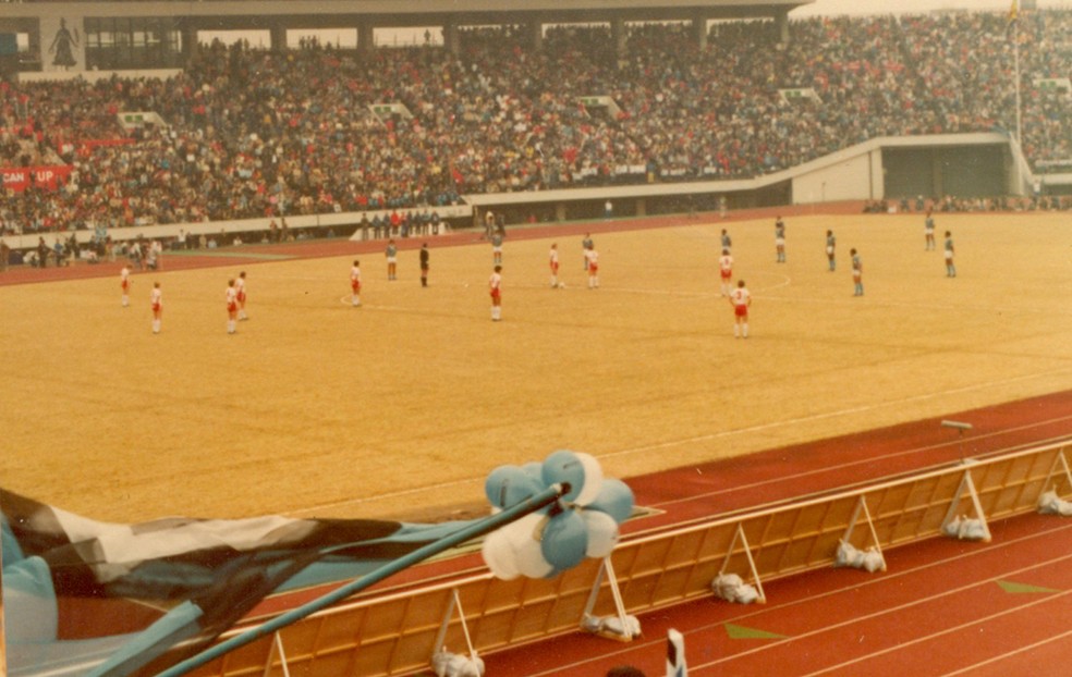 Gr�mio venceu o Hamburgo na final da Copa Intercontinental de 1983 (Foto: Divulga��o)