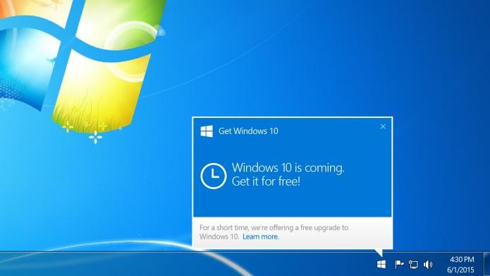 Aplicativo Get Windows 10 no Windows 7 (Foto: Divulgação/Microsoft)