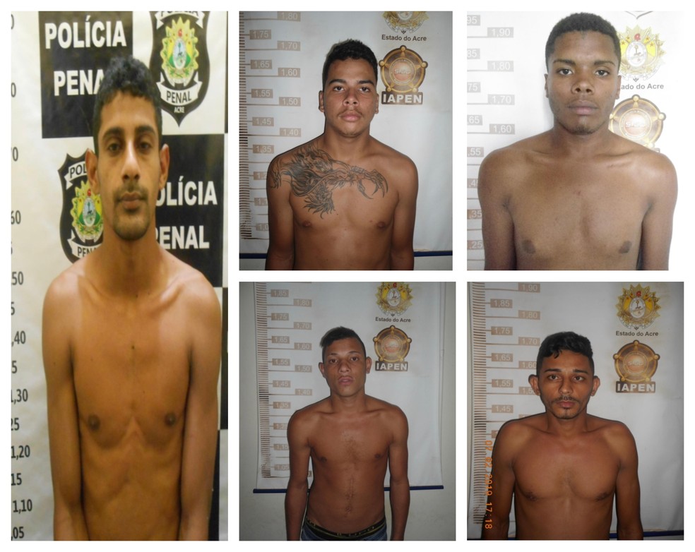 Cinco detentos fazem buraco em cela e fogem de presídio em Rio Branco  — Foto: Iapen-AC