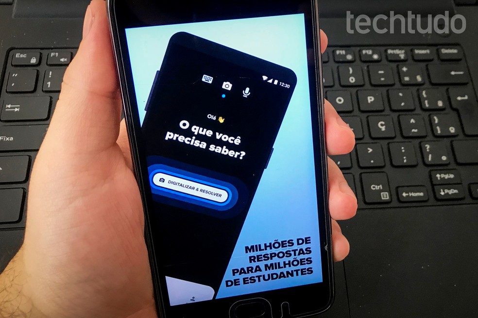 Tutorial mostra como fazer perguntas no Brainly pelo celular — Foto: Rodrigo Fernandes/TechTudo