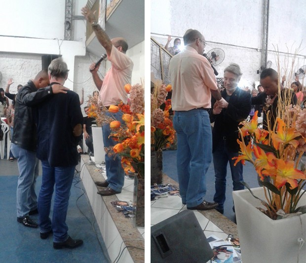 Eike Batista participa de culto na Assembleia de Deus --  (Foto: Reprodução Facebook / Daniel Silva)