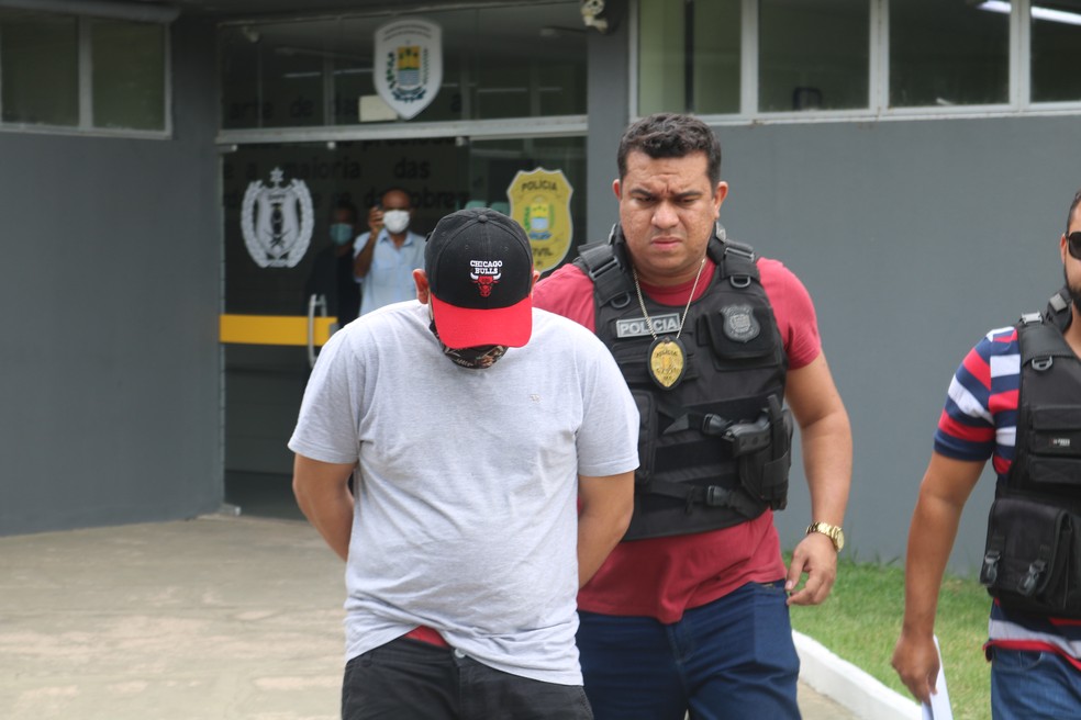 Suspeito de matar prefeito de Madeiro foi preso em Teresina — Foto: Lucas Marreiros/g1