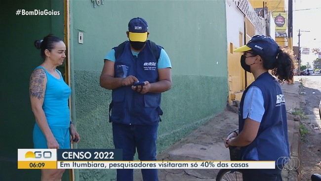 Pesquisadores do Censo visitam 40% das casas de Itumbiara no mês de agosto
