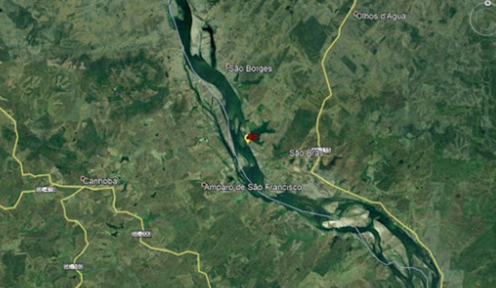Tremor de terra é registrado pelo terceiro dia seguido na região do Baixo São Francisco em Sergipe