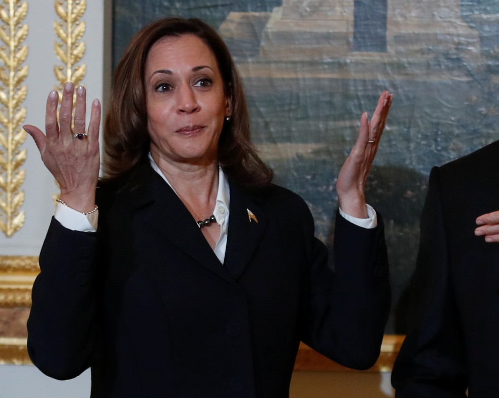 Kamala Harris, a vice-presidente americana mais impopular em 50 anos | Blog  da Sandra Cohen | G1