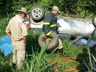 Idoso morre após carro capotar na AM-070, a rodovia Manoel Urbano