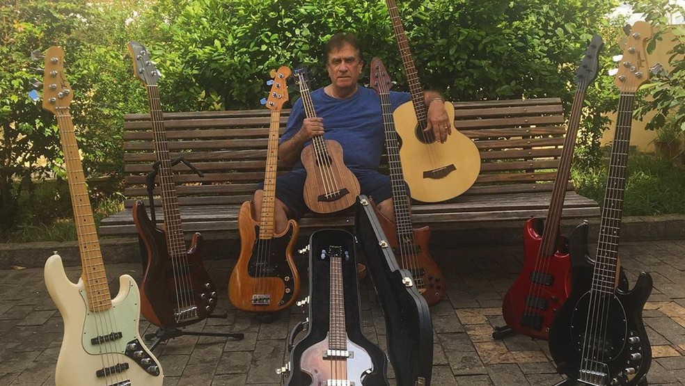 Helio Bernal, músico de Zezé Di Camargo e Luciano, está internado após testar positivo para Covid-19 — Foto: Reprodução/Instagram