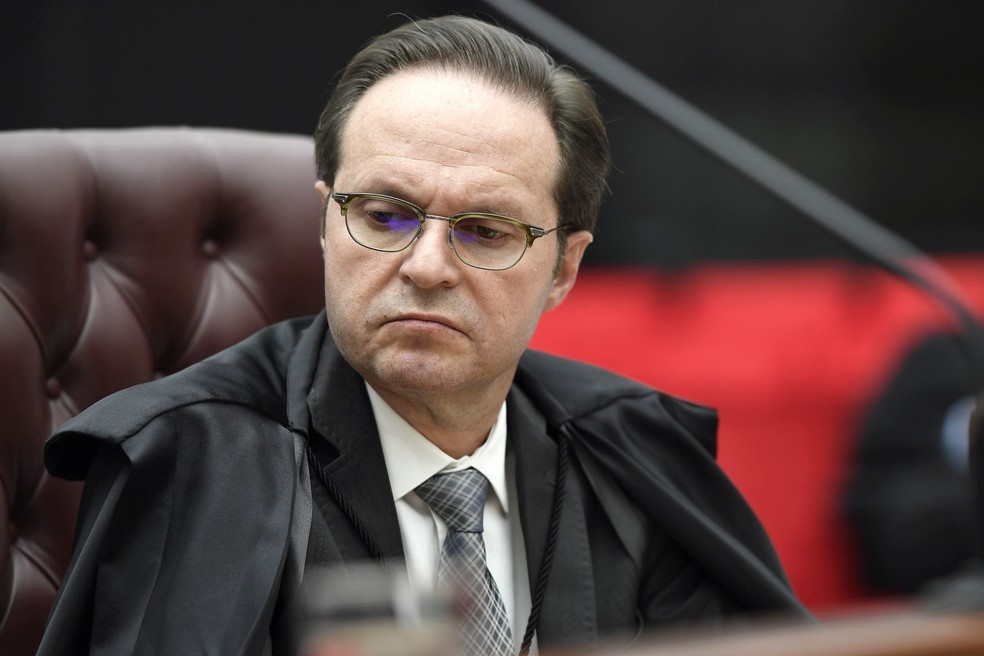 O ministro Joel Ilan Paciornik durante sessão no Superior Tribunal de Justiça (STJ) — Foto: Sergio Amaral/STJ