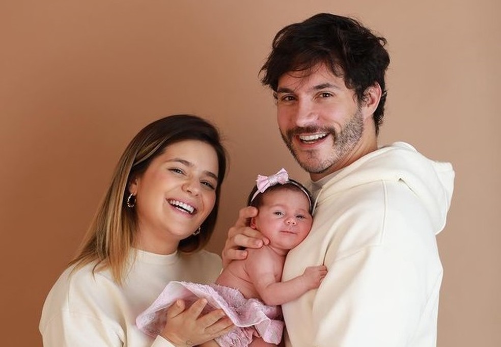 Viih Tube com Eliezer e a filha, Lua &mdash; Foto: Reprodu&ccedil;&atilde;o/Instagram