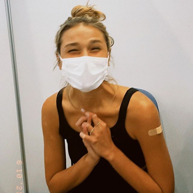 Sasha toma vacina contra Covid (Foto: Reprodução/Instagram)