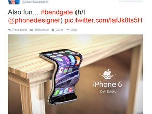Usuário compara iPhone com obra de Dali (Foto: Reprodução/Twitter/MattNav)