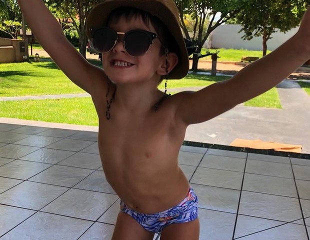 Rodrigo, primogênito de Adriana e Rodrigão (Foto: Reprodução/Instagram)