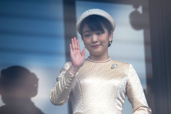 A Princesa Mako em evento no Palácio Imperial de Tóquio (Foto: Getty Images)