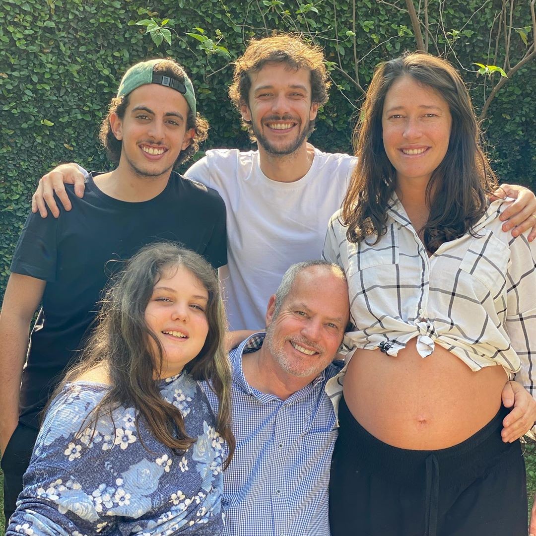 Jayme Monjardim junto de seus quatro filhos, André, Jayminho, Maria Fernanda e Maysa (Foto: Reprodução/Instagram)