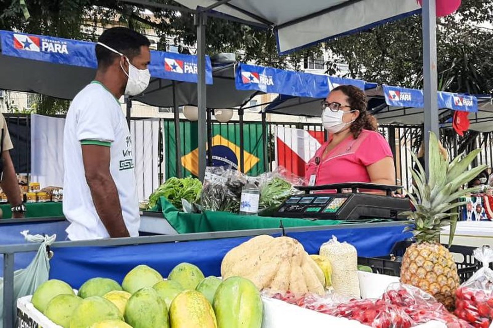 Hemopa recebe feira da agricultura familiar em Belém — Foto: Divulgação/Emater