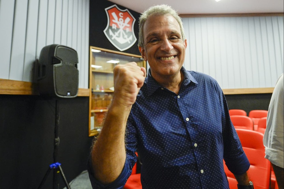 Luiz Eduardo Baptista, o Bap, é o novo presidente do Conselho de Administração do Flamengo — Foto: Marcelo Cortes/CRF