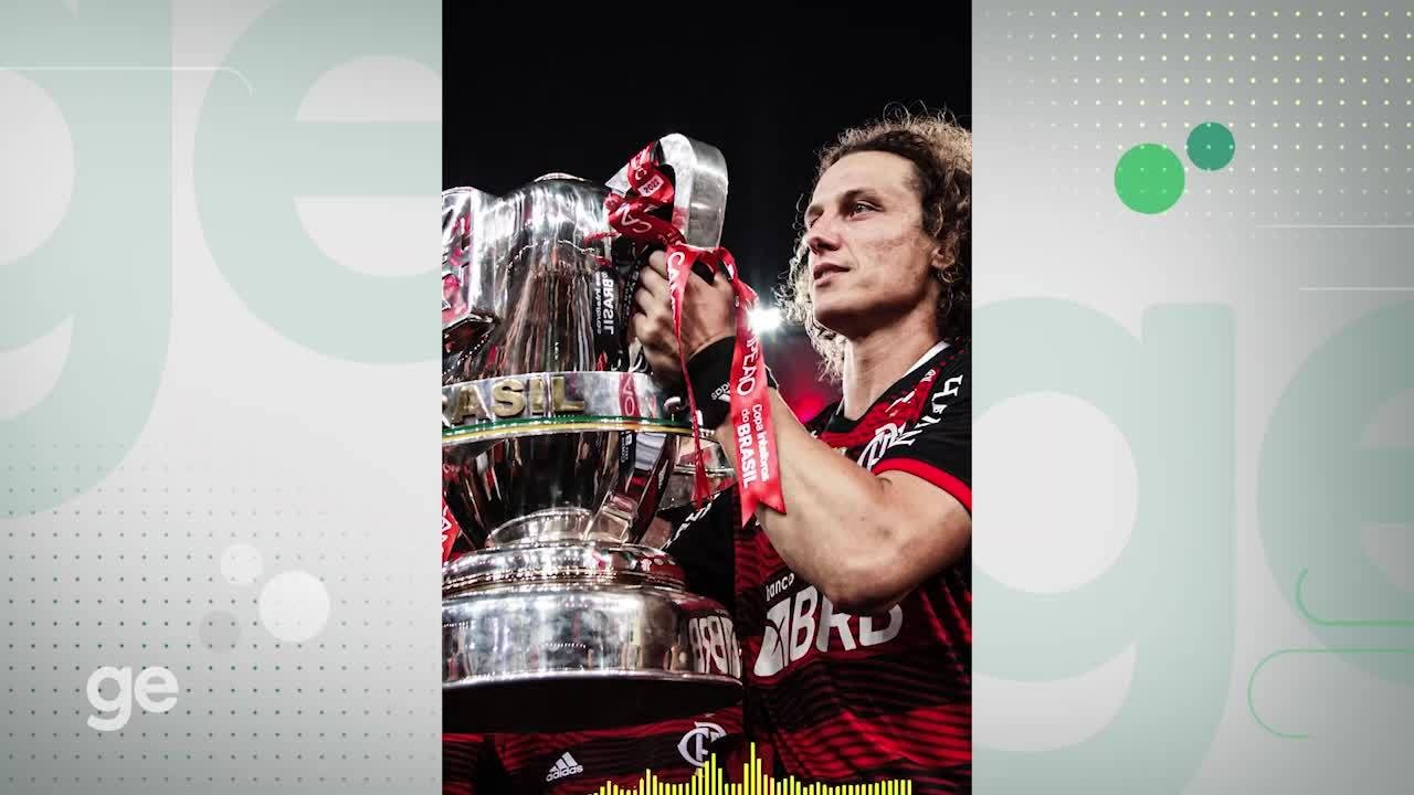 David Luiz, do Flamengo, relata ter sido informado sobre acidente da fam&iacute;lia ap&oacute;s t&iacute;tulo