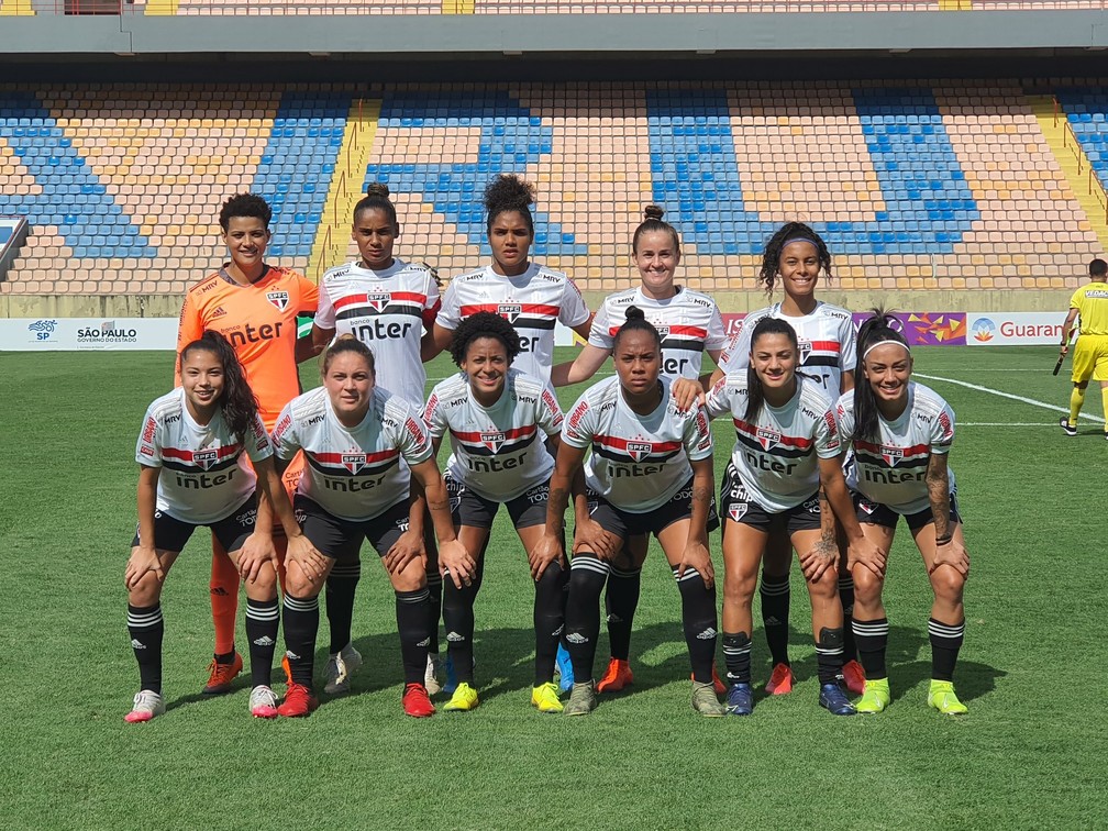 Jogadoras do futebol feminino do São Paulo — Foto: Divulgação São Paulo