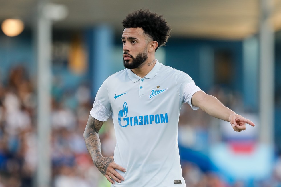 Claudinho Zenit Pr&eacute;-temporada contra Sochi no Smena Stadium S&atilde;o Petersburgo, Russia &mdash; Foto: Mike Kireev/NurPhoto via Getty Images