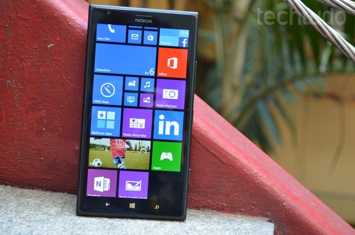 O Lumia 1520 será um dos aparelhos mais beneficiados com o Denim (Foto: Luciana Maline/TechTudo)
