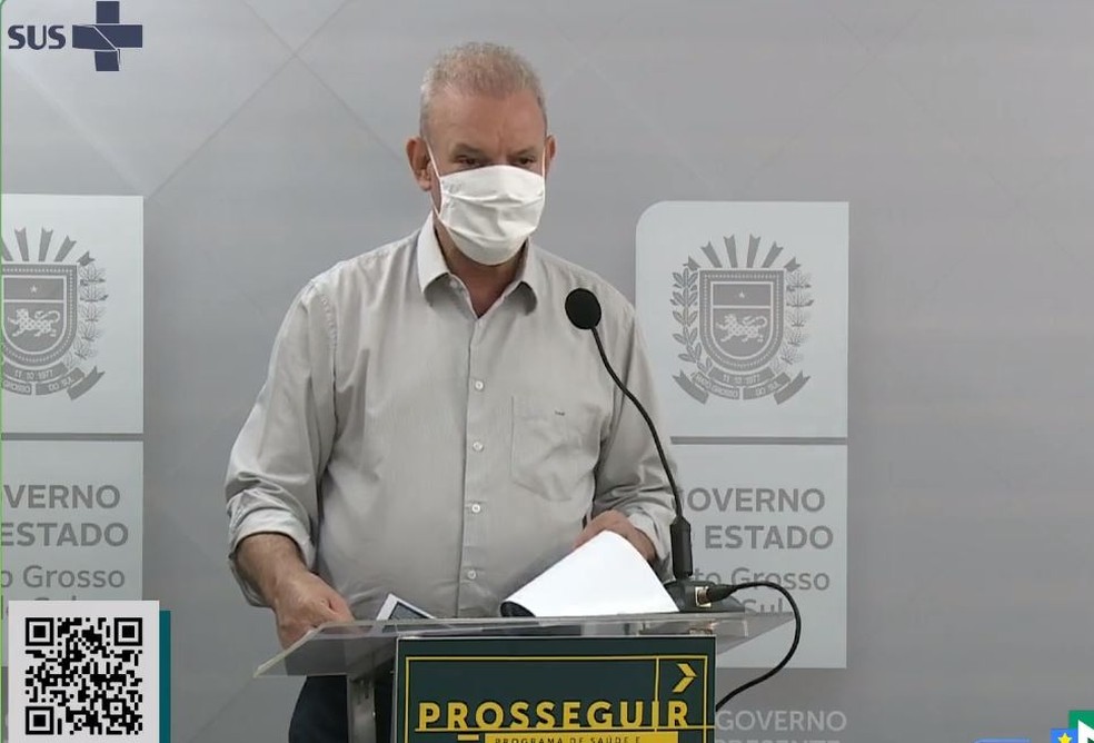 Secretário estadual de Saúde, Geraldo Resende — Foto: Redes Sociais/Reprodução