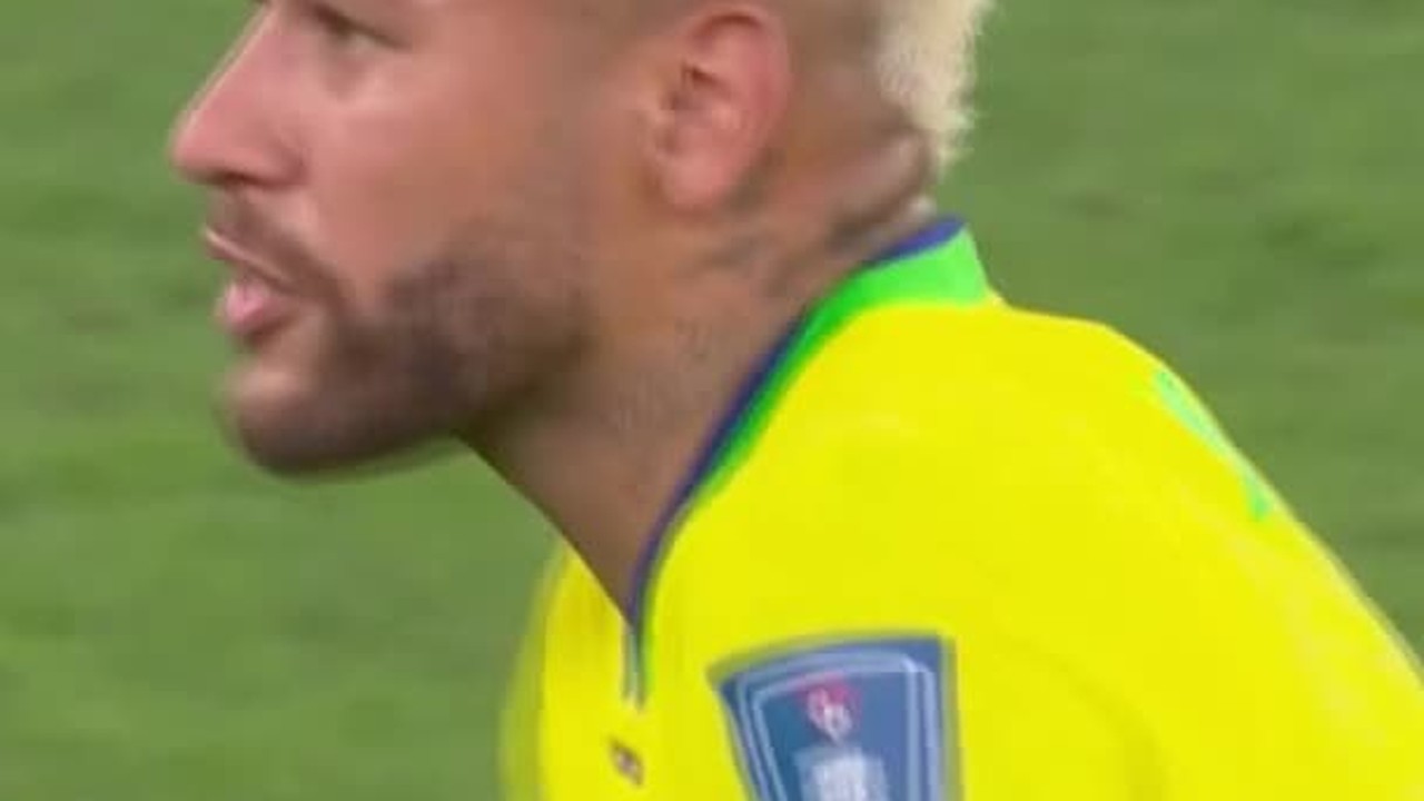 Leitura labial do Neymar aps empate