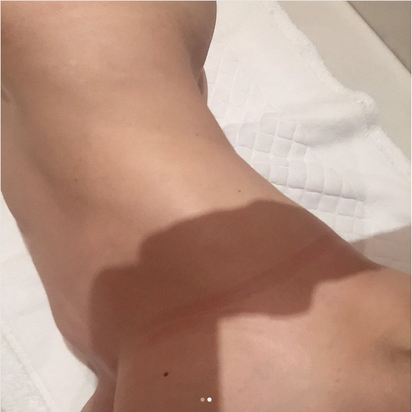 O nude compartilhado pela cantora Madonna (Foto: Instagram)