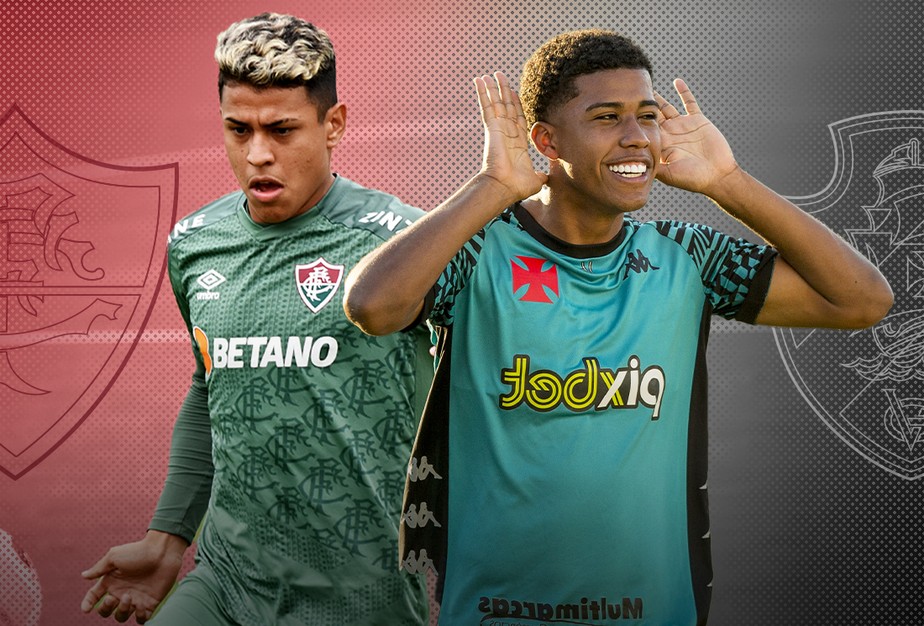 Matheus Martins e Andrey foram as vendas mais recentes de crias da base de Fluminense e Vasco