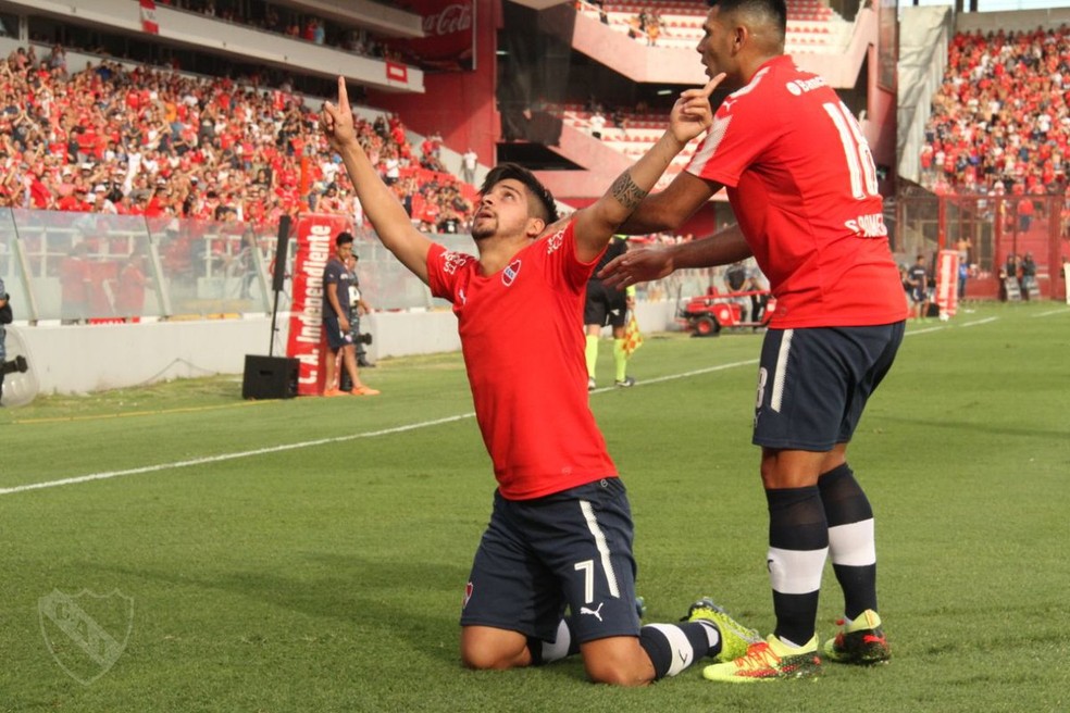 Martín Benítez Independiente gol Banfield — Foto: Divulgação/Independiente